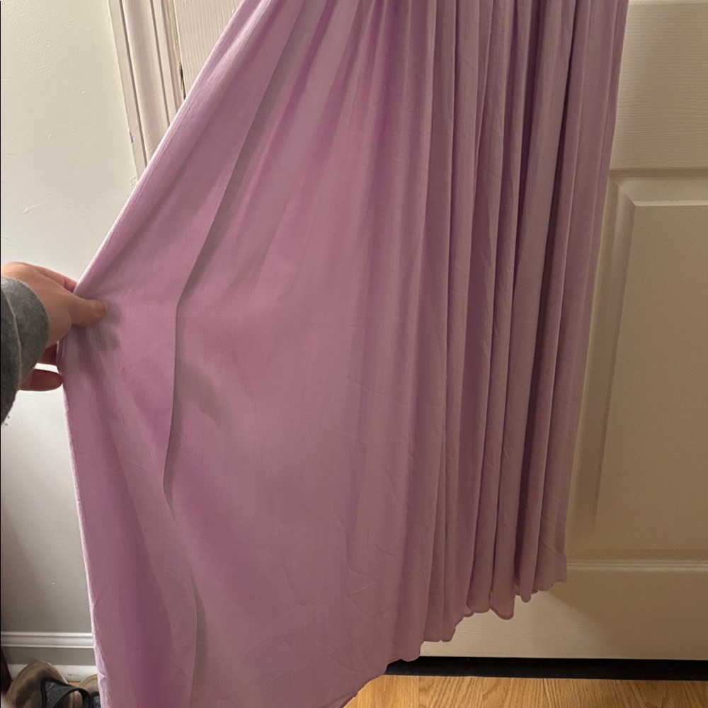 Topshop Lavender Maxi Dress with Ruffle Layers - Picture 3 of 5